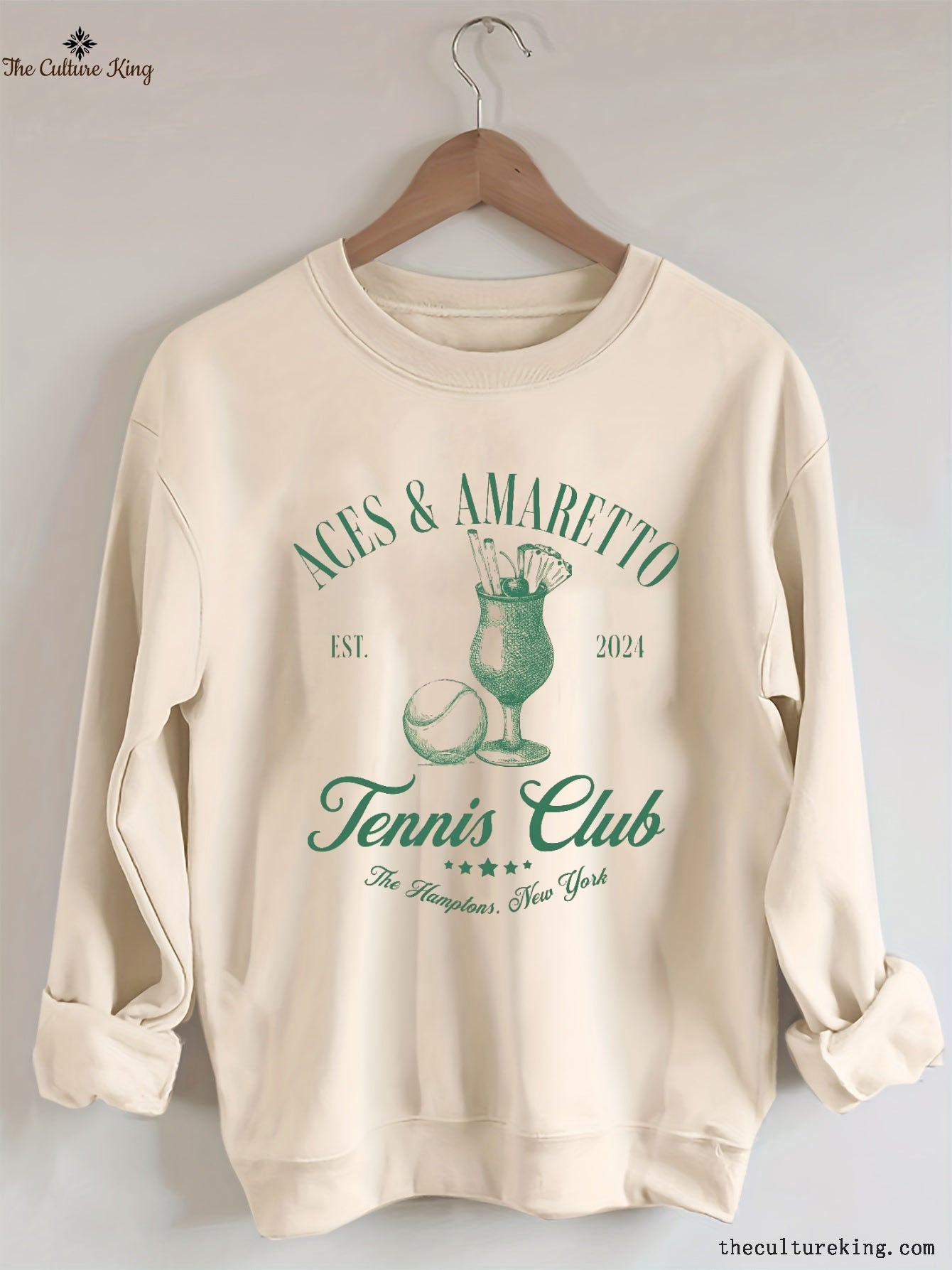 ACES & AMARETTO Tennis Club Sweatshirt